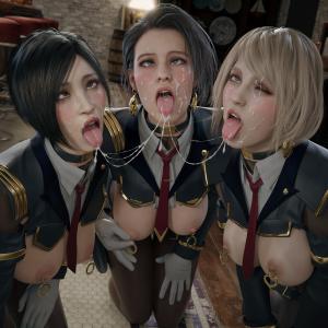 ジル バレンタイン & エイダ ウォン & アシュリー グラハム