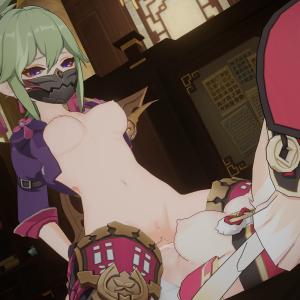 Kuki Shinobu & Yanfei