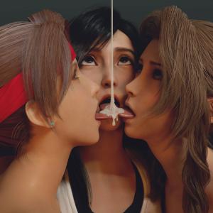 Tifa Lockhart & Jessie Rasberry & Aerith Gainsborough